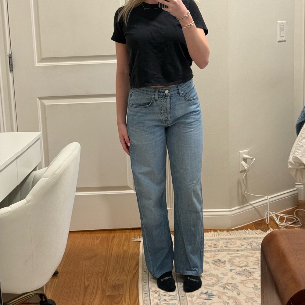 GRLFRND Bella Low Rise Boyfriend Jeans